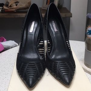 BCBG black pumps